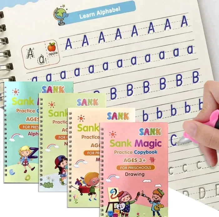 MAGIC BOOK FOR KIDS (Pack Of 4)
