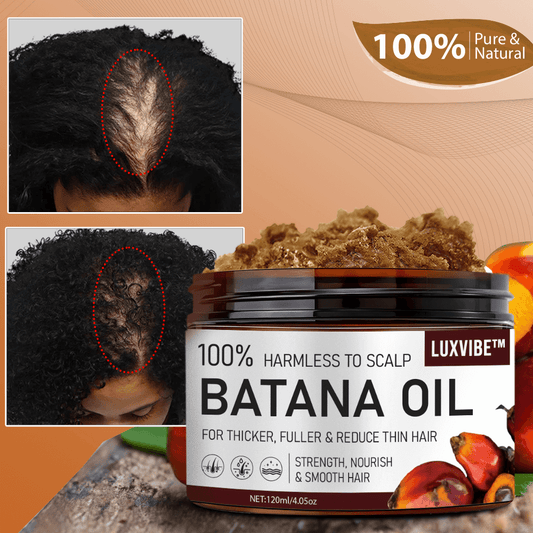 Batana Oil Pure Luxe Hair Boost Hair Growth Oil + Free Derma Roller