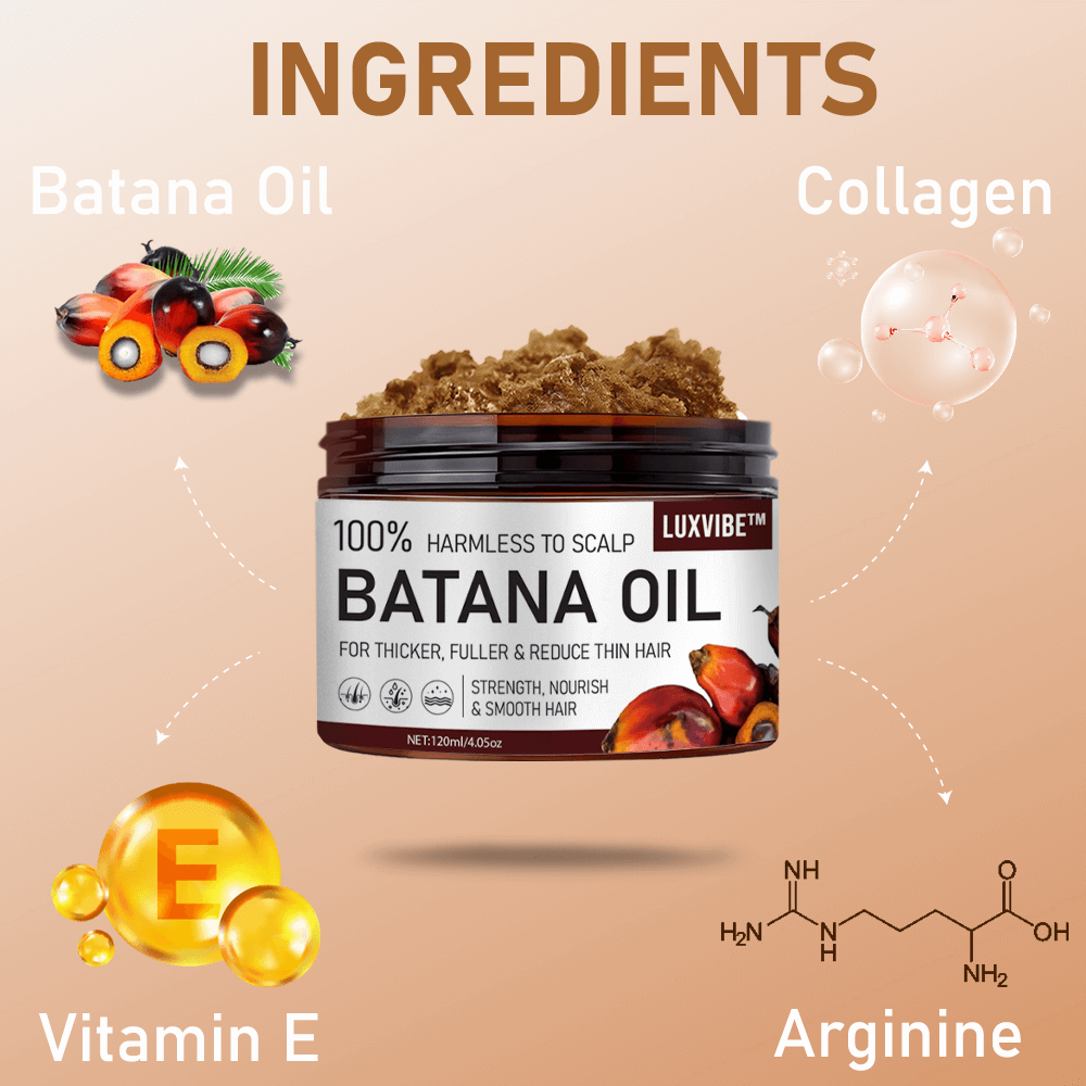 Batana Oil Pure Luxe Hair Boost Hair Growth Oil + Free Derma Roller