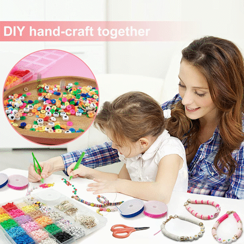 DIY Polymer Clay Beads Kit + Mystery Gift